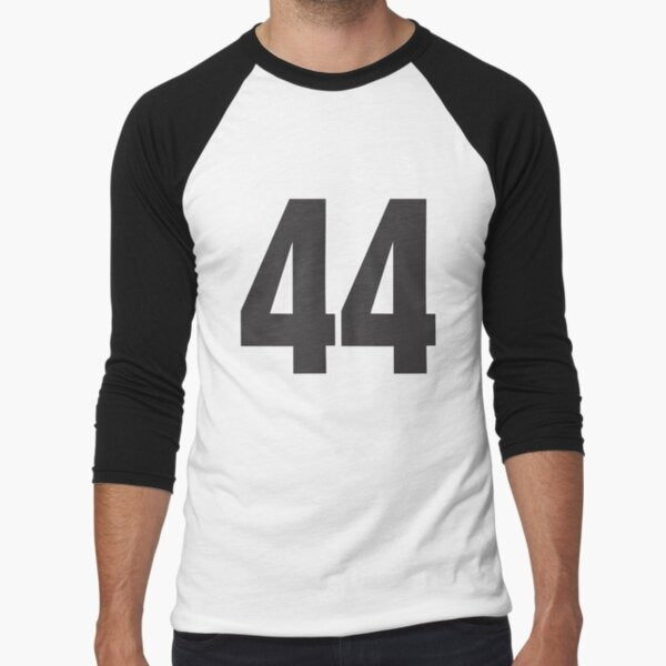 44 Mandy Baseball ¾ Sleeve T-Shirt