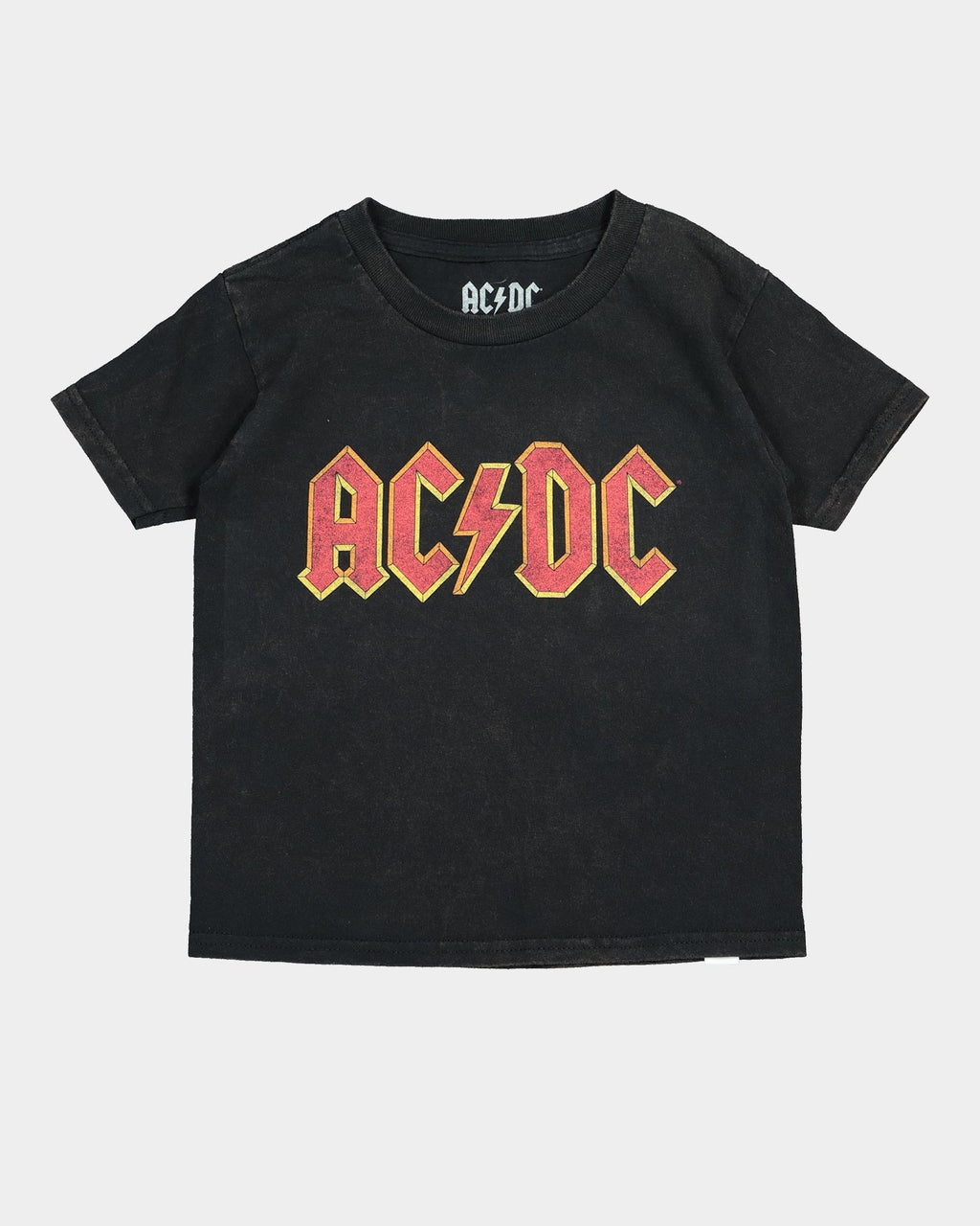 AC/DC ACDC Kid's Logo Vintage T-Shirt Black