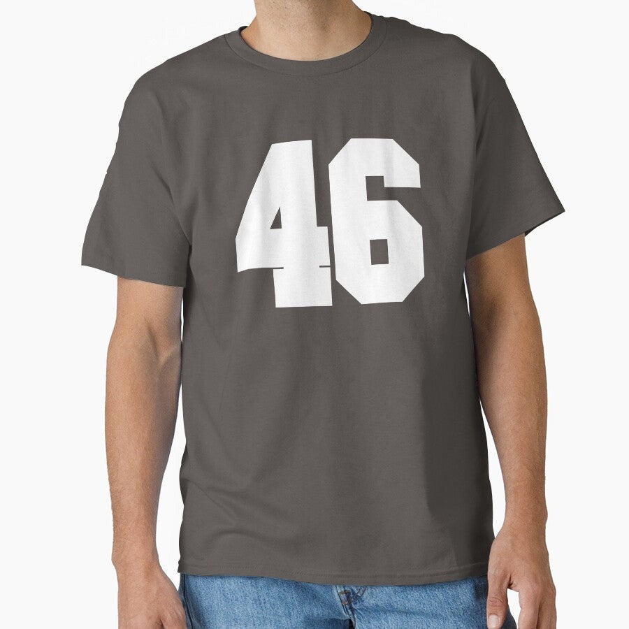 46 Number Cleveland Sports Fourty-Six Brown Jersey Classic T-Shirt