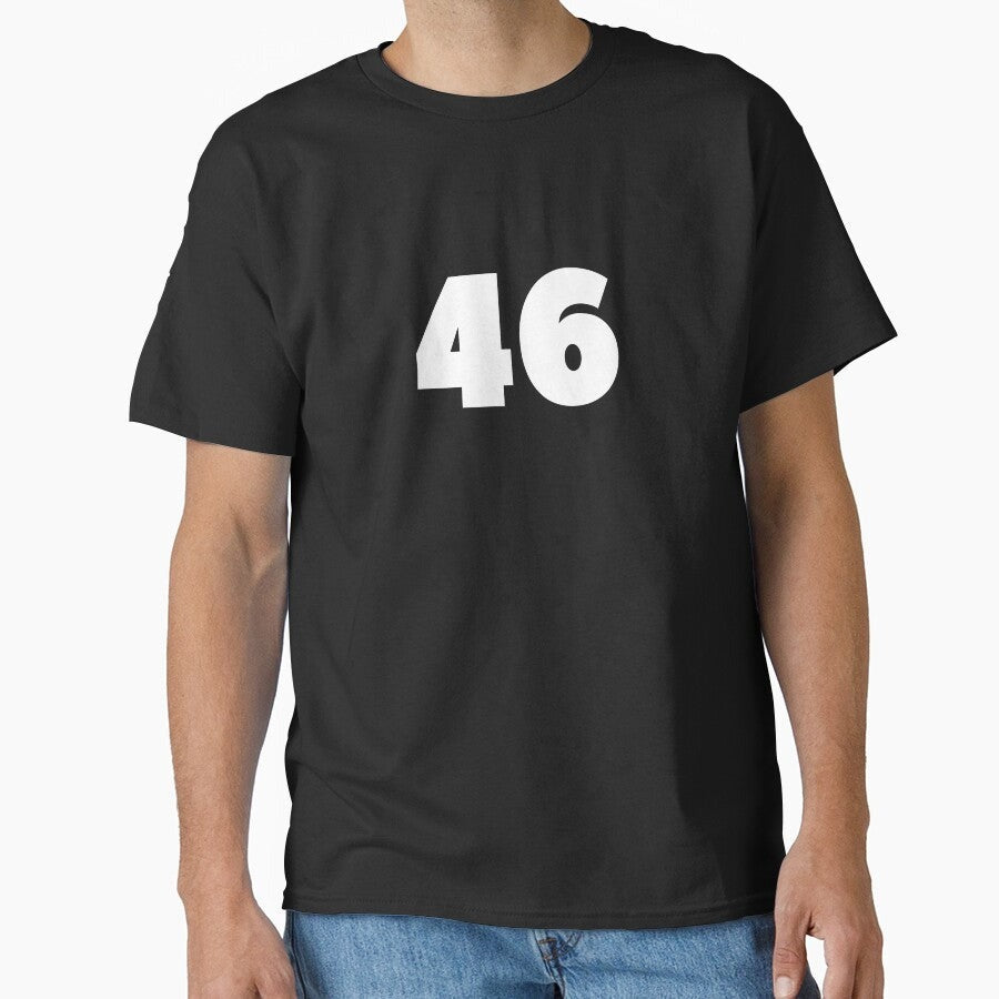 46 Number Soccer Fan Football Sports Fan Gift Classic T-Shirt