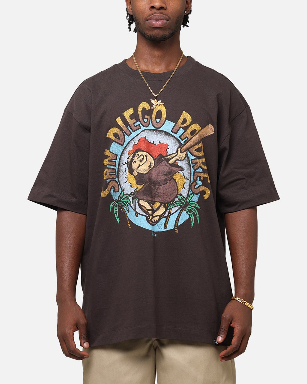 47 Brand San Diego Padres Sigma Foundation T-Shirt Dark Grey