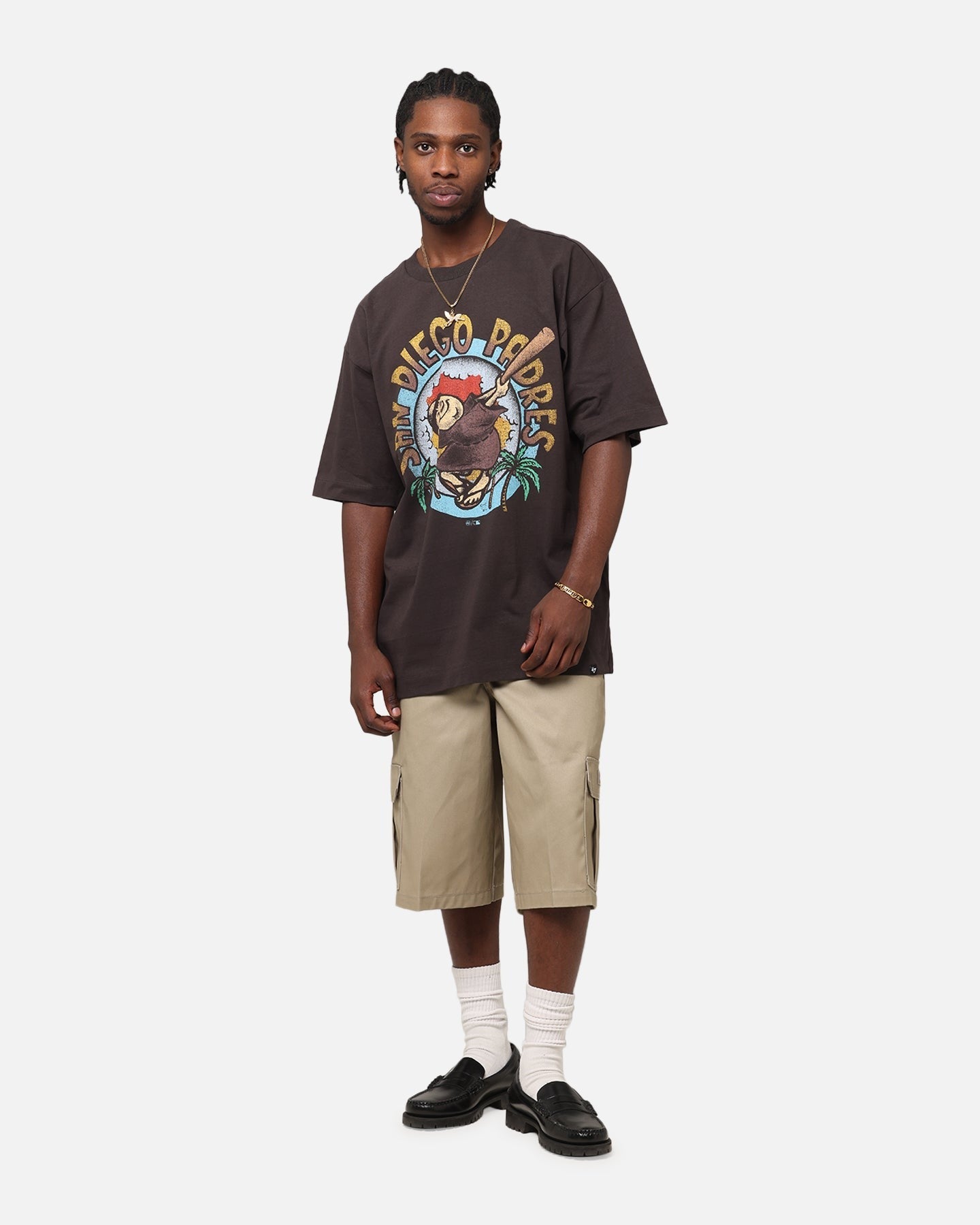 47 Brand San Diego Padres Sigma Foundation T-Shirt Dark Grey