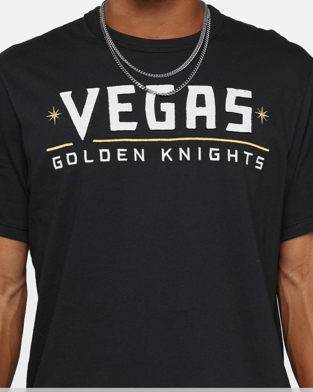 47 Brand Vegas Golden Knights Flint Black T-Shirt Black