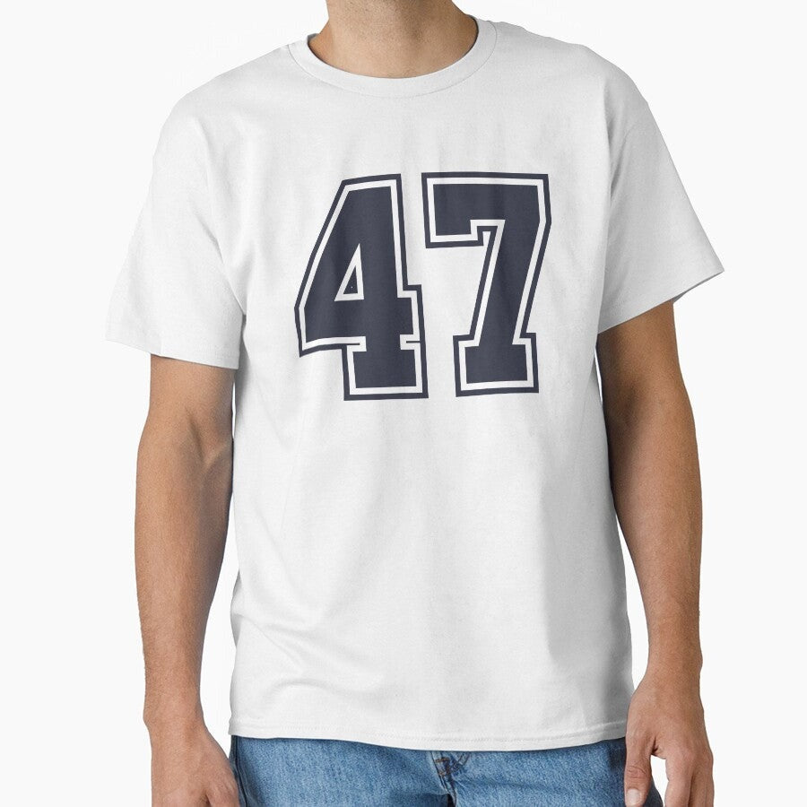 47 Sports Number Fourty-Seven Classic T-Shirt