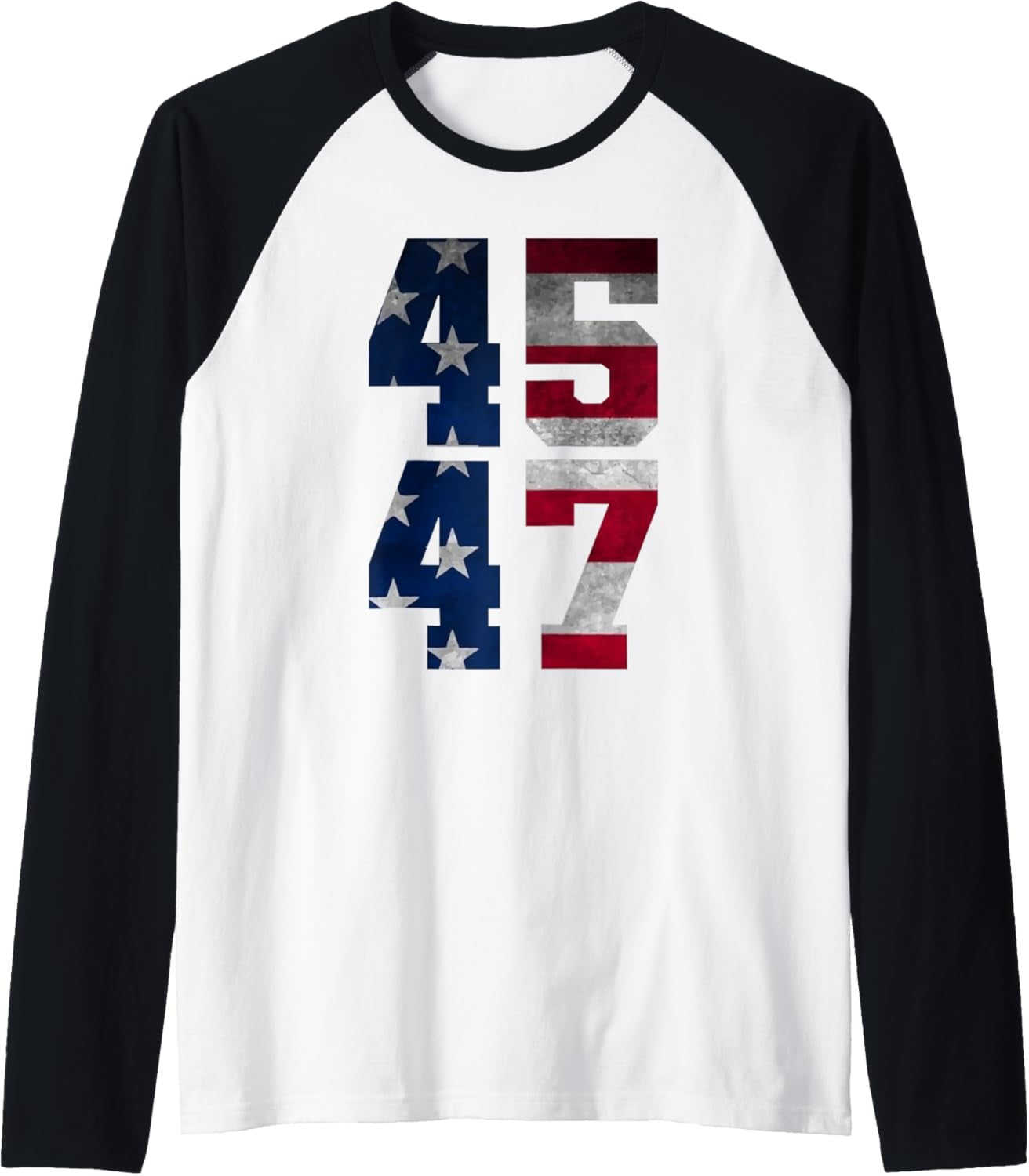 45\/47, Trump 2024, Conservative Republican, Trump Comeback Raglan Baseball Tee