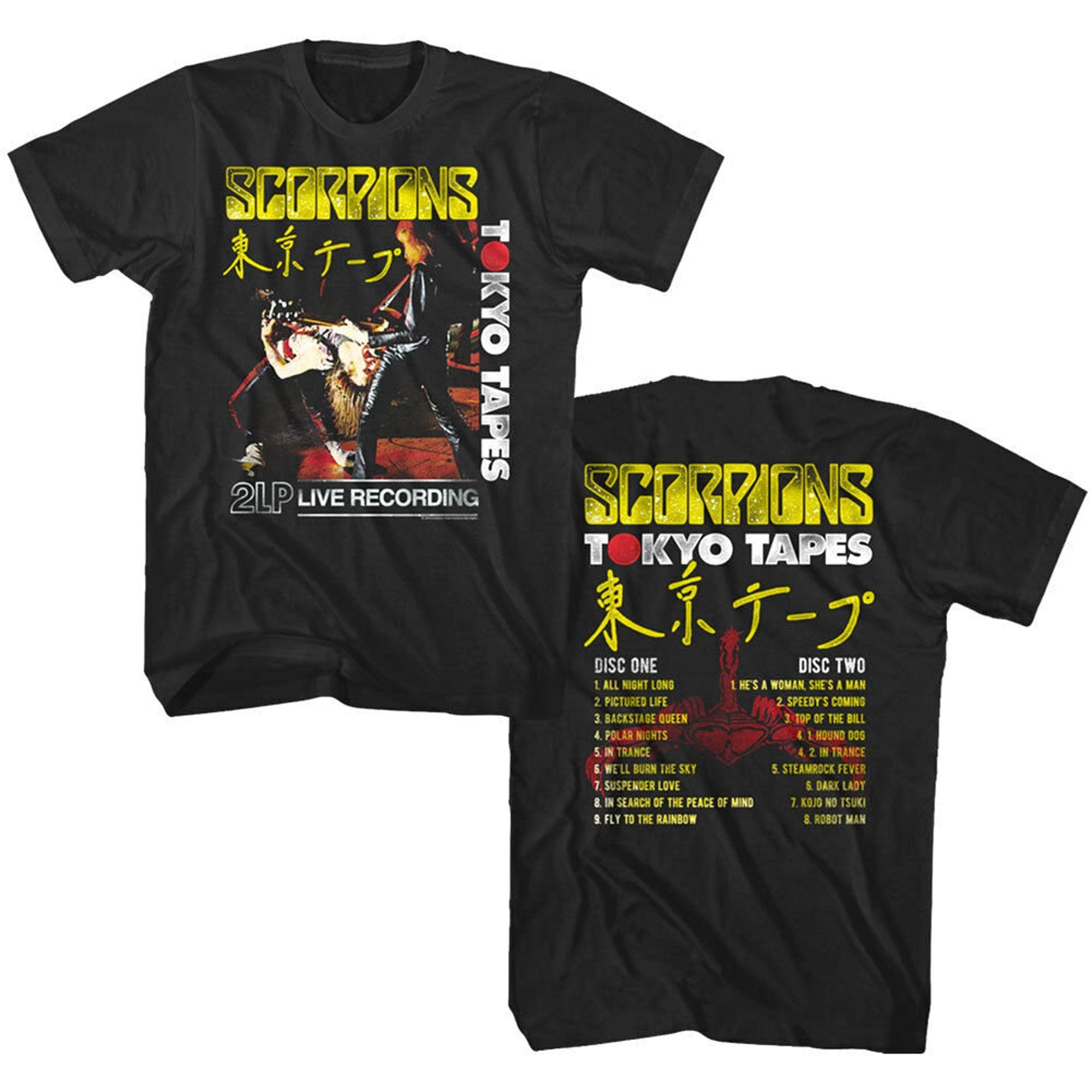 Tokyo Tapes Album Japanese Live Concert Graphic T-Shirt