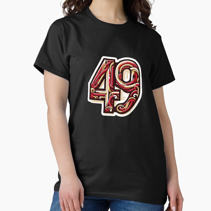49ers Abstract Art Classic T-Shirt