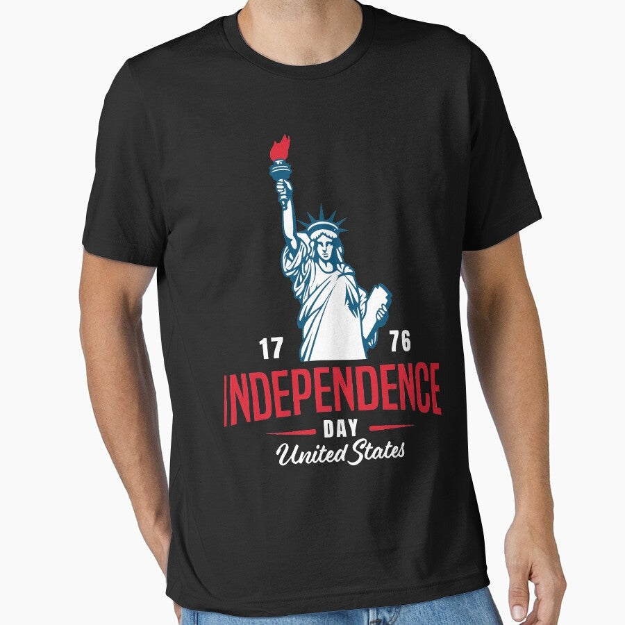 4th of July 1776 American independence day design. Essential T-Shirt