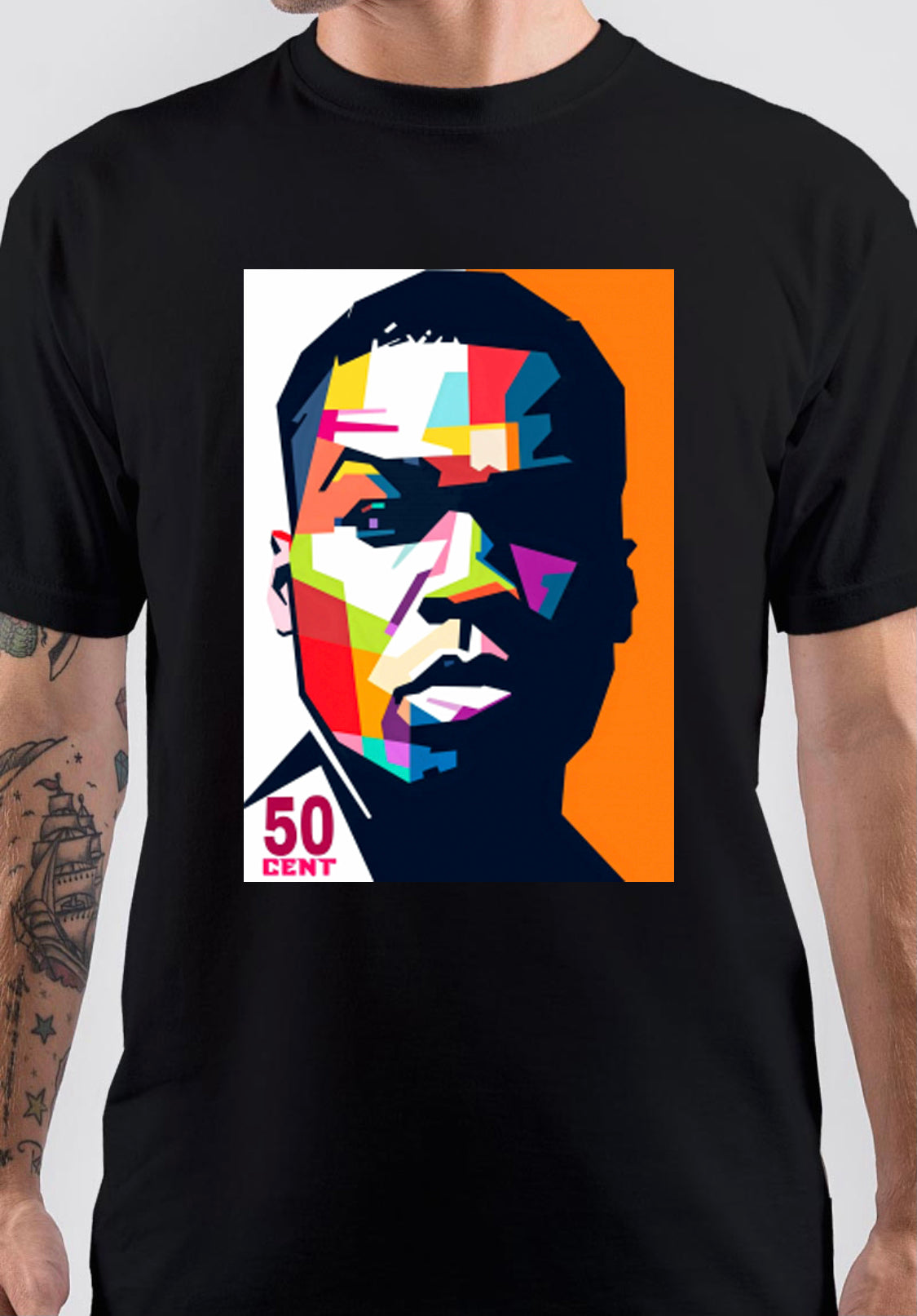 50 Cent Rapper T-Shirt Style001
