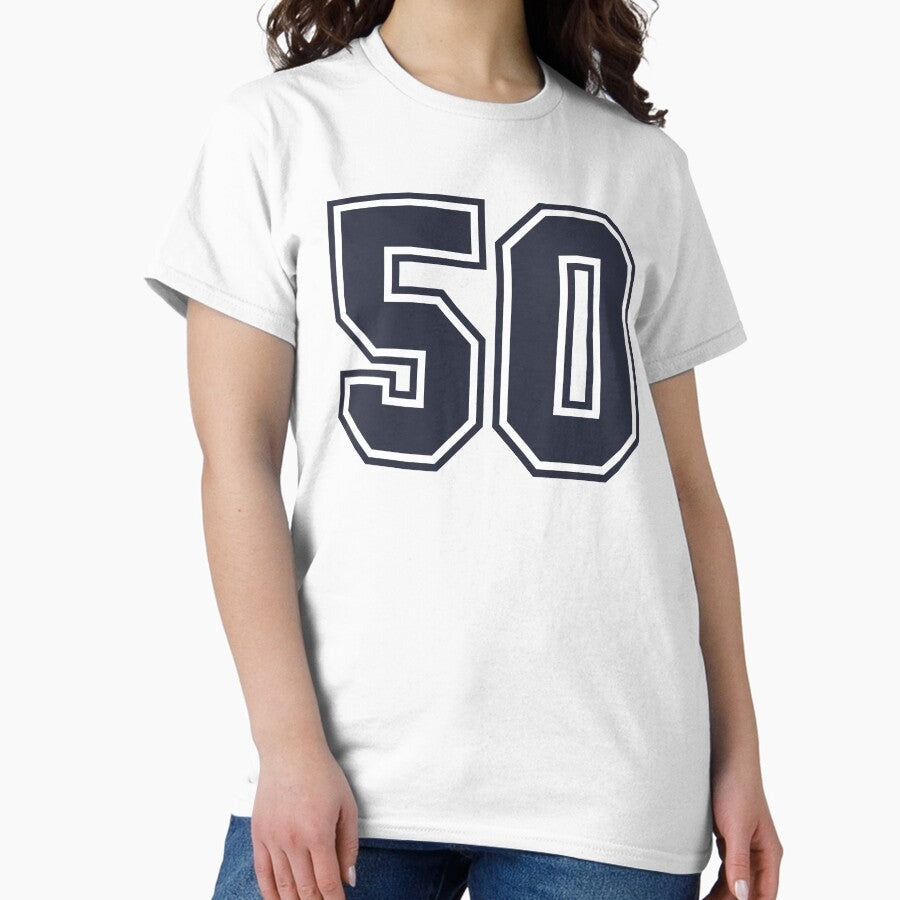 50 Sports Number Fifty Classic T-Shirt