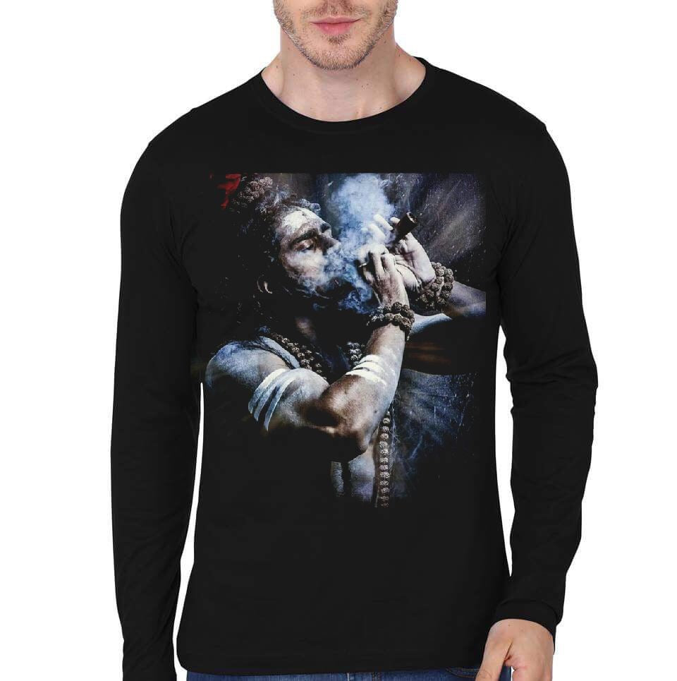 Aghori Black Full Sleeve T-Shirt