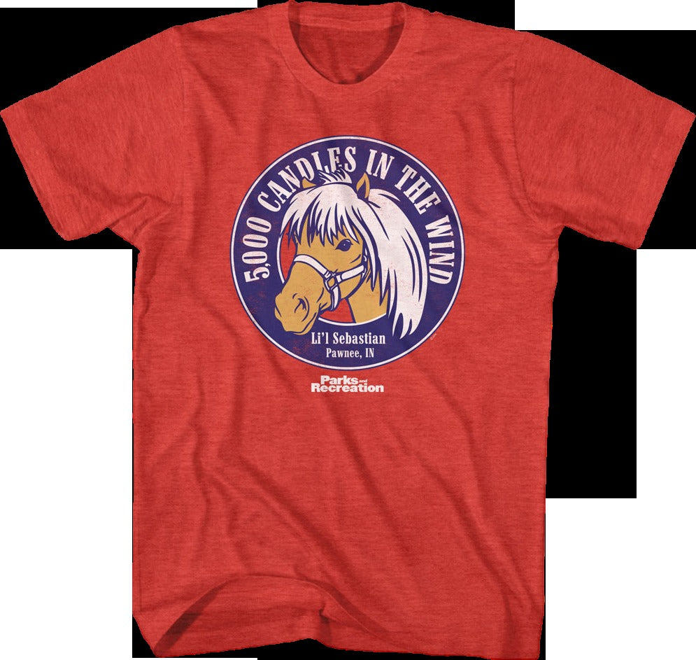 5,000 Candles in the Wind Parks and Recreation T-Shirt