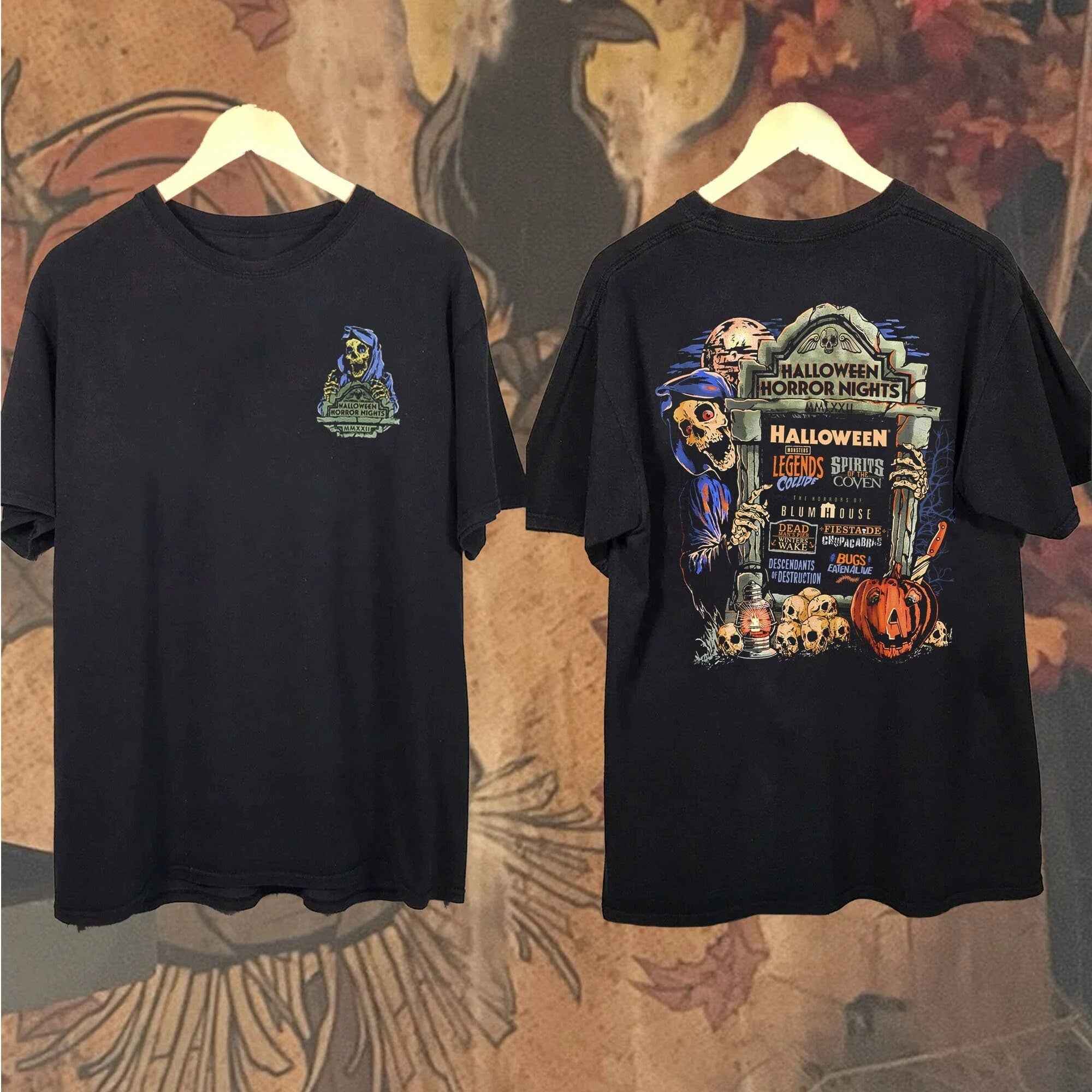 Halloween Horror Nights 2022 Two Sides Shirt