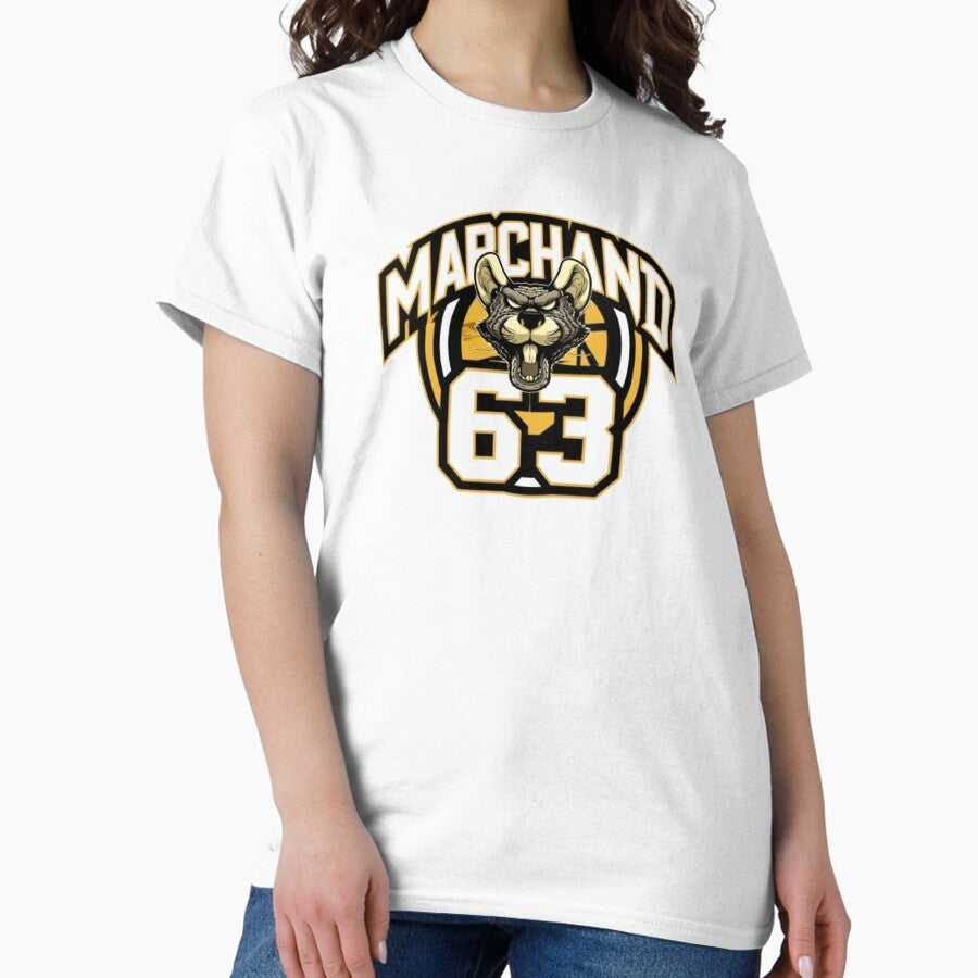 #63 Brad Marchand Boston. Classic T-Shirt