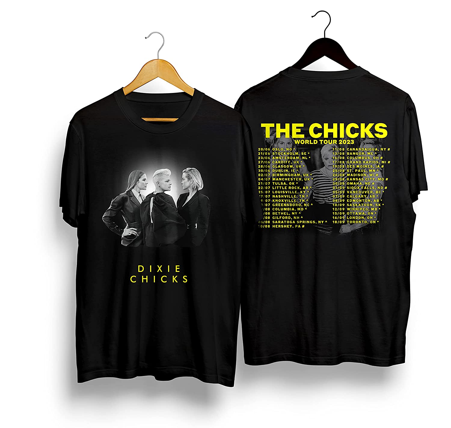 Vintage The Chicks Band Shirt, Dixie Chicks Band TShirt, World Tour 2023 Vintage Graphic