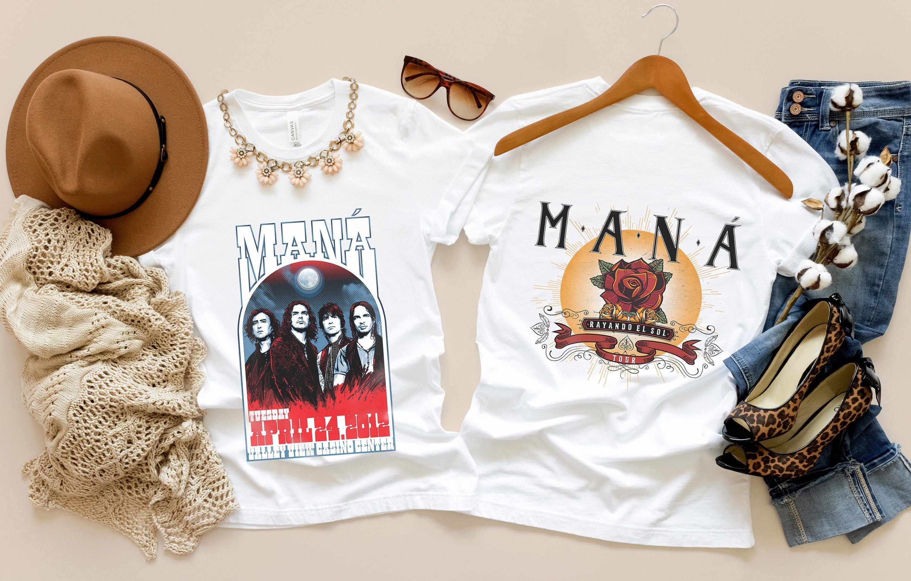 Music Band 2022 Concert Tour 2 Sided Women T Shirt