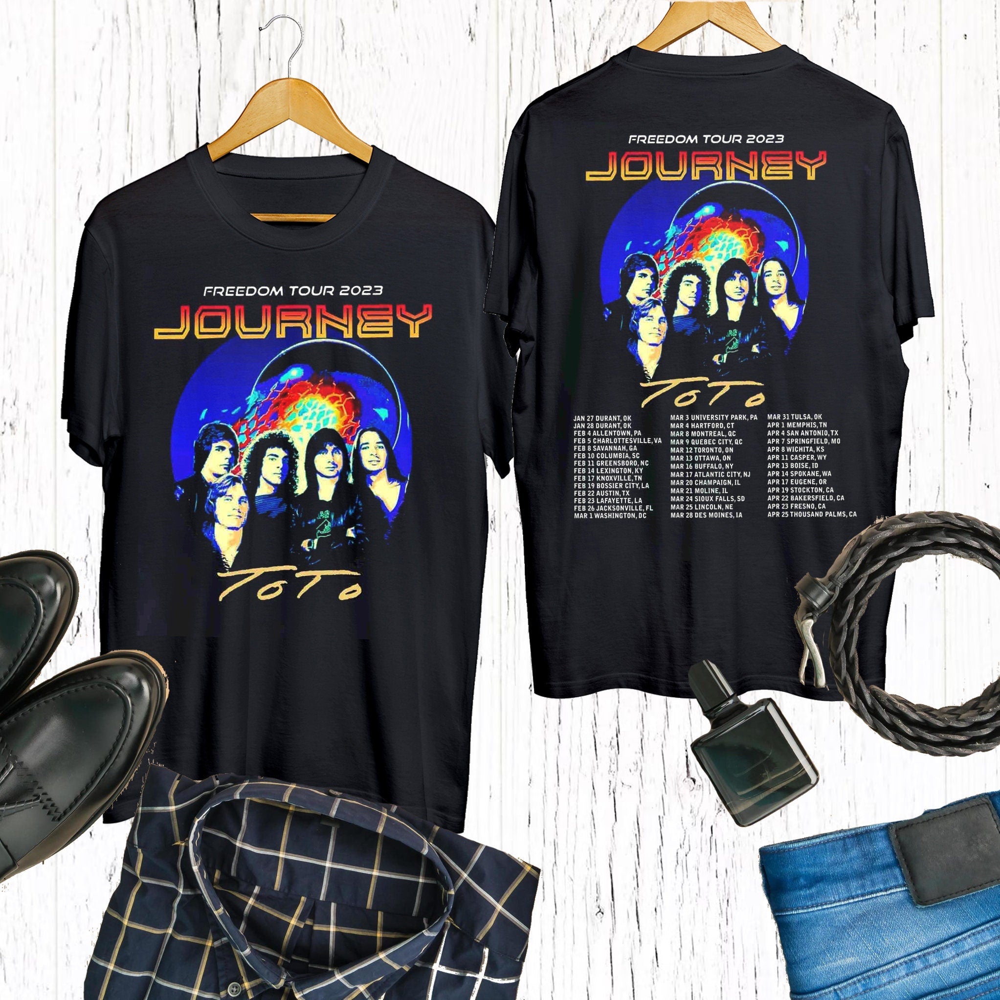 2023 Journey Freedom Tour 2023 Tour T-shirt For Men and Woman, Freedom Tour Unisex
