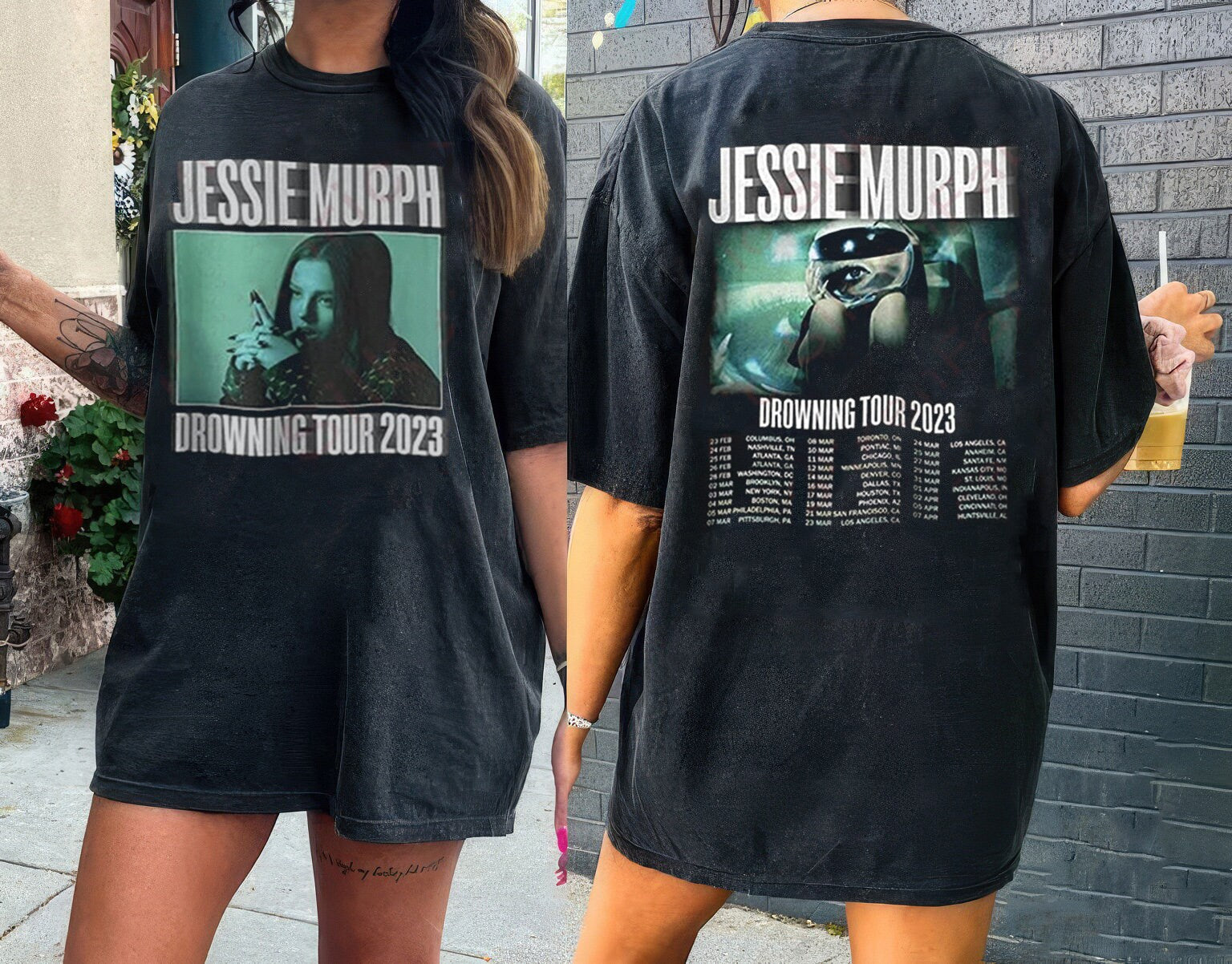 Jessie murph Music Tour 2023 T-Shirt, Drowning Tour 2023, Graphic Tee