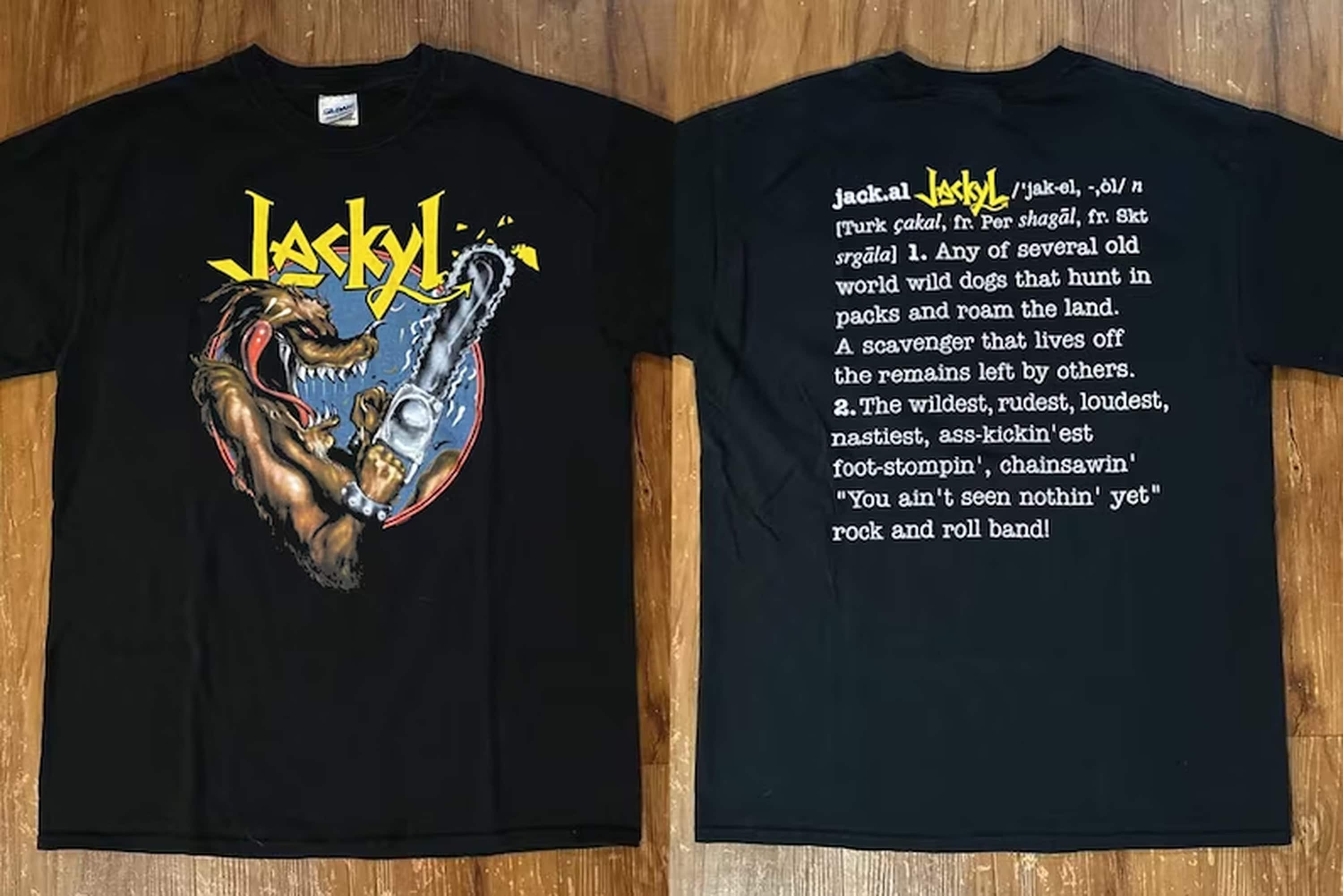 Jackyl Rock Band 1993 Tour Concert T-Shirt, 90s Jackyl Music Rock Band Tour Tee