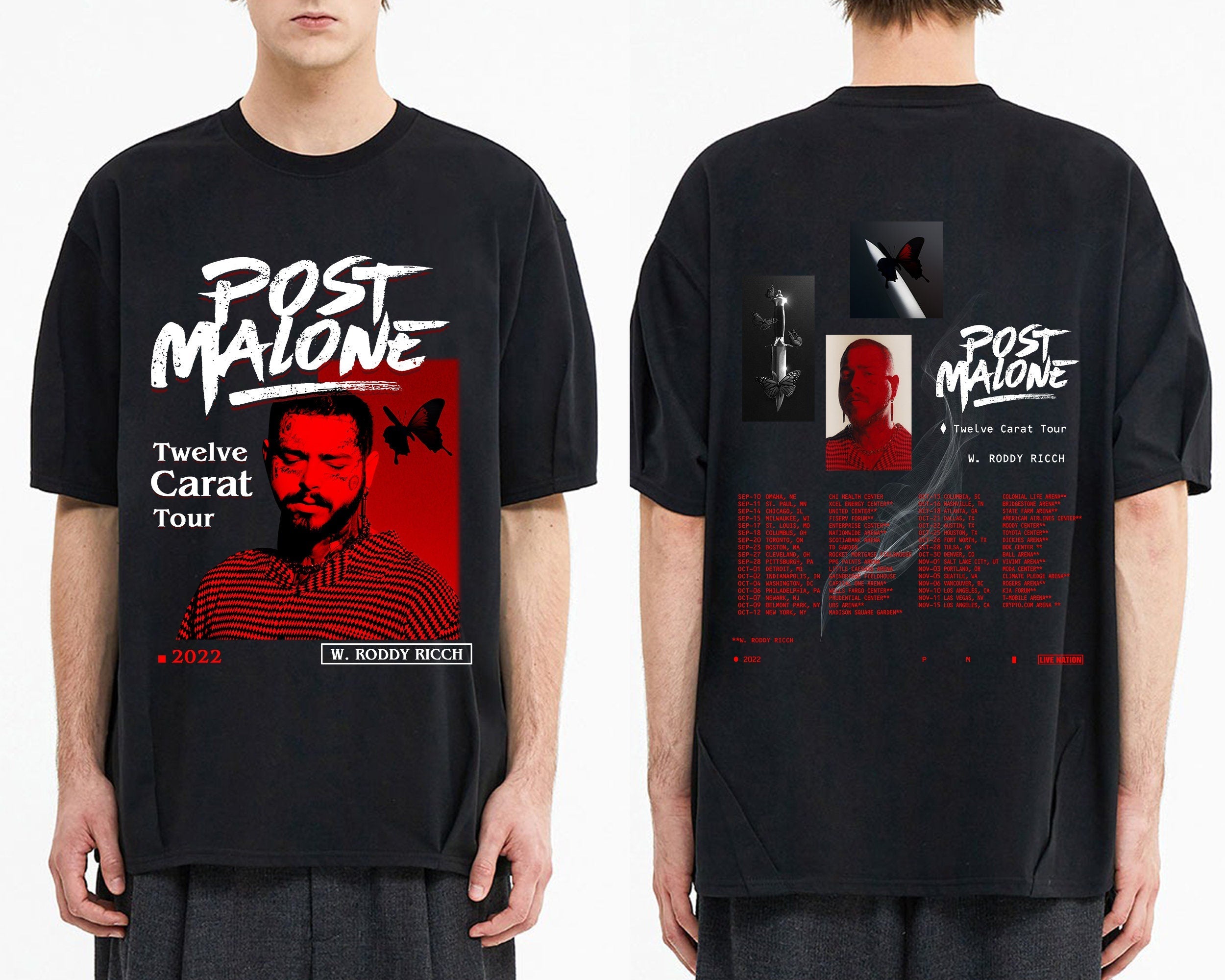 Post Malone Music Shirt, Post Malone World Tour 2023 T-Shirt