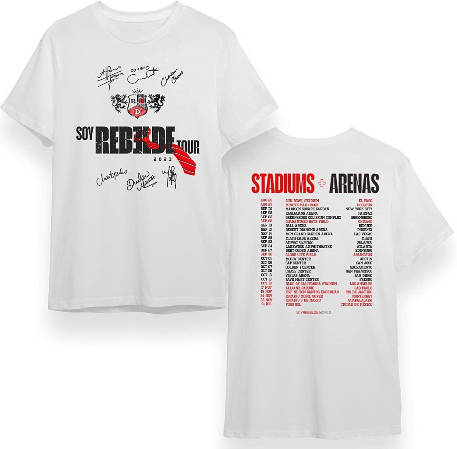 Rbd Soy Rebelde Tour 2023 T-Shirt, Hot Music Tour Vintage Tee, Hot Concert 2023 Tee
