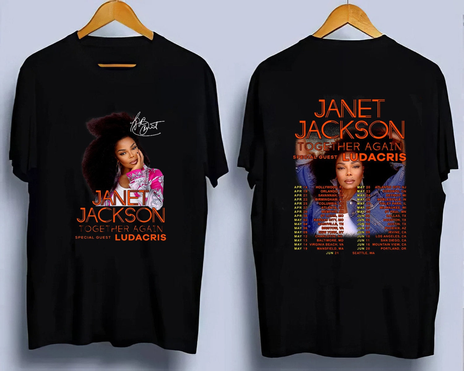 90s Janet Jackson Vintage T-Shirt, Janet Jackson T Shirts, Janet Jackson Together Again Tour 2023