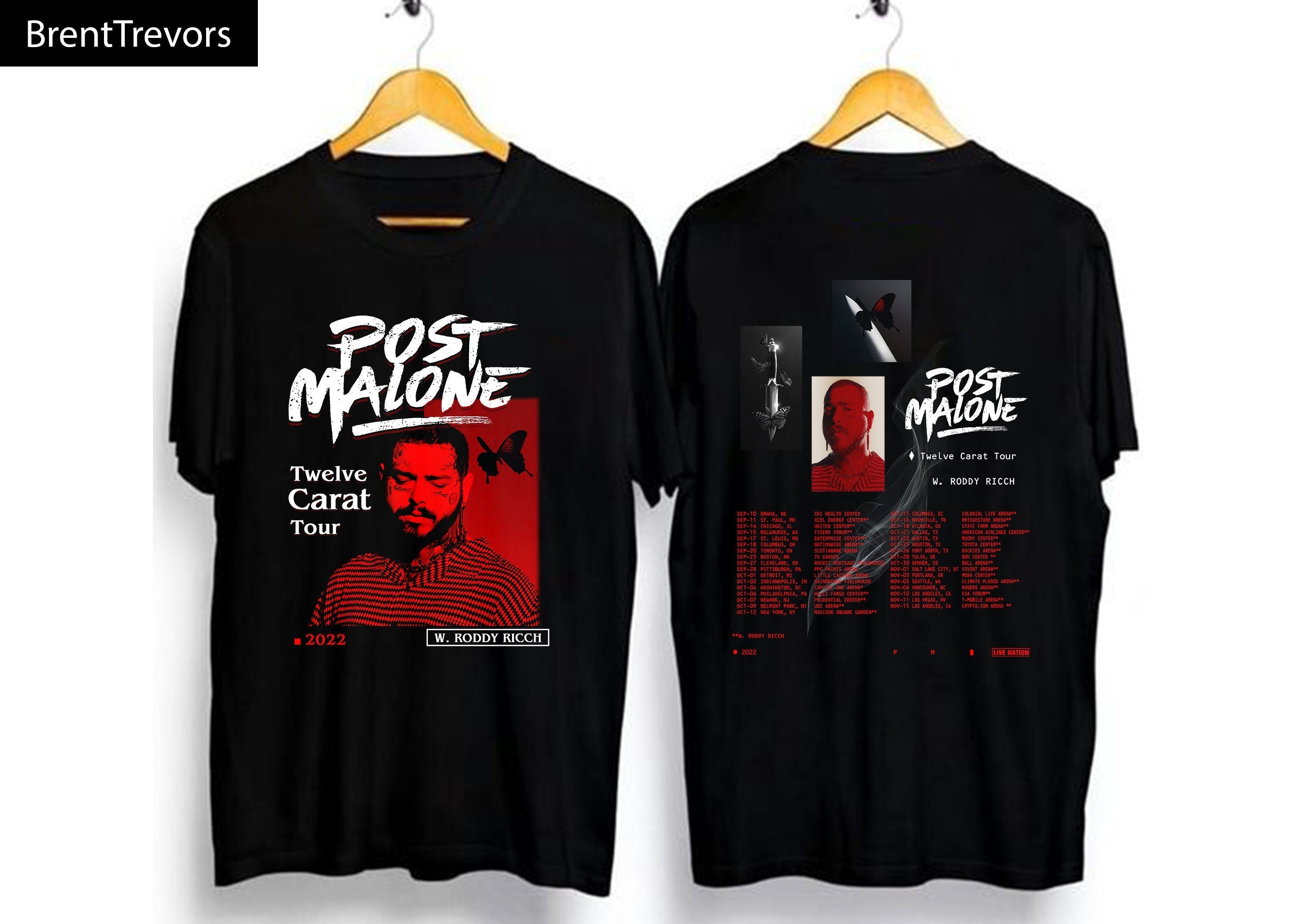 Post Malone Music T-Shirt, Post Malone World Tour 2023 T-Shirt