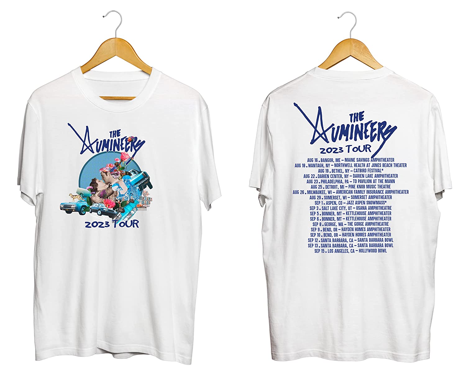 The Lumineers Vintage Shirt, The Lumineers Brightside World Tour 2023 Shirt, North American Music Tour 2023 Shirt