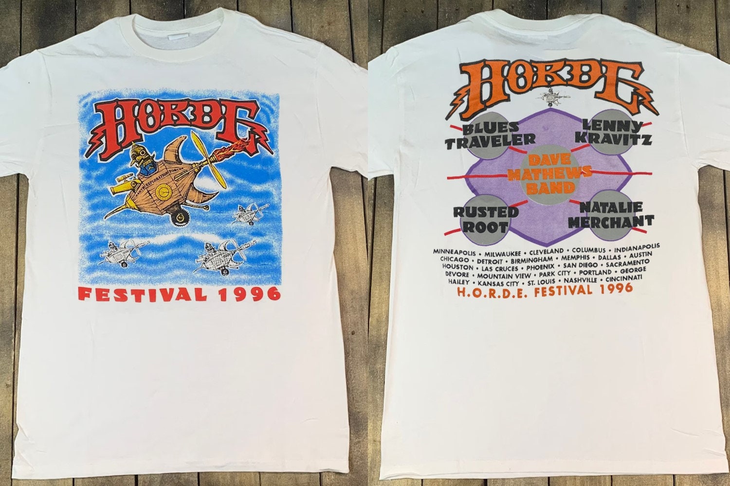 1996 Horde Festival T-Shirt, Horde Festival '96 T-Shirt