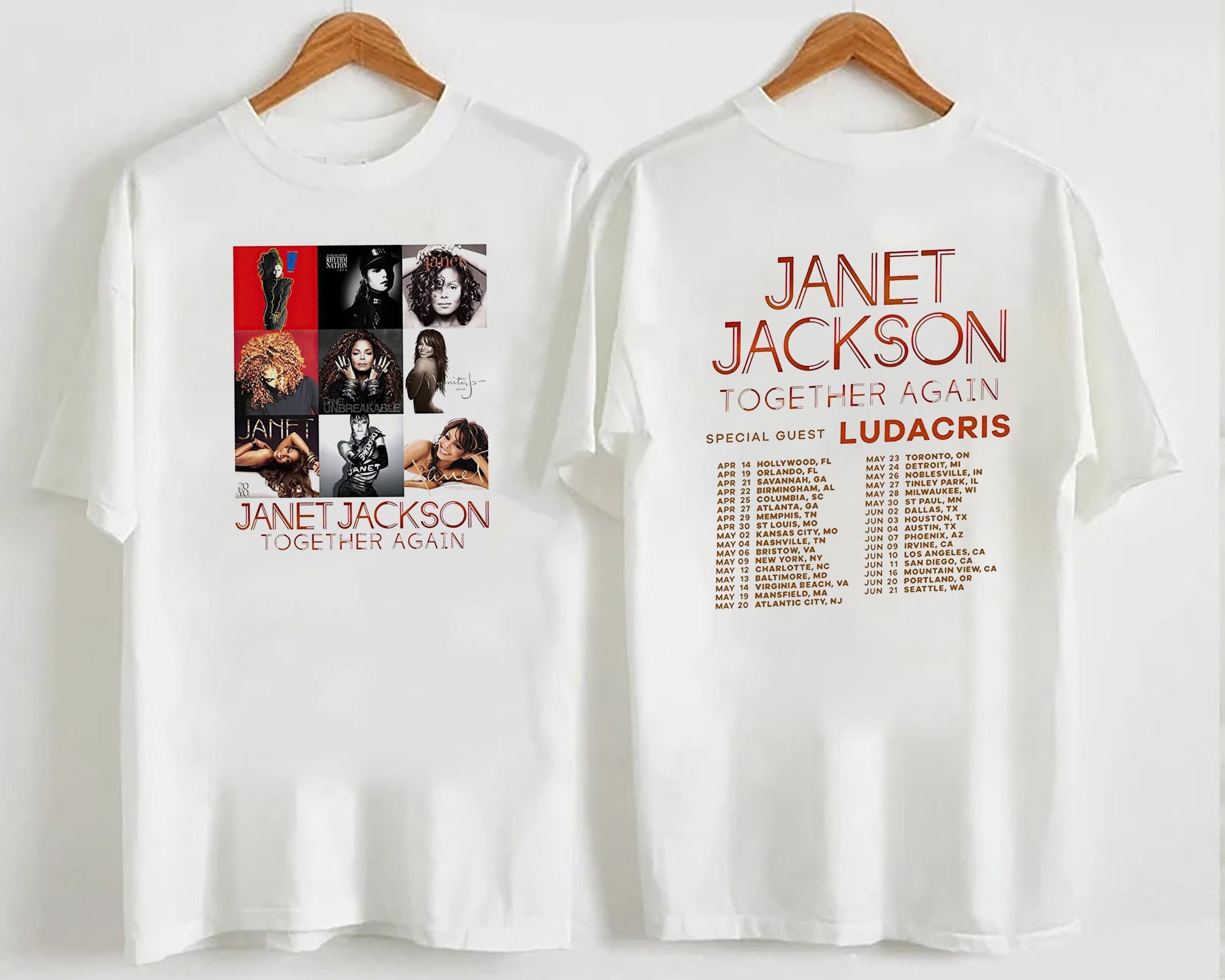 Janet Jackson Together Again Tour 2023 Shirt, Janet Jackson Music World Tour 2023 TShirt