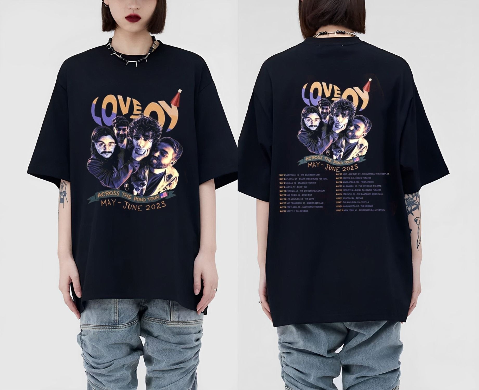 Across The Pond Tour 2023 T-Shirt