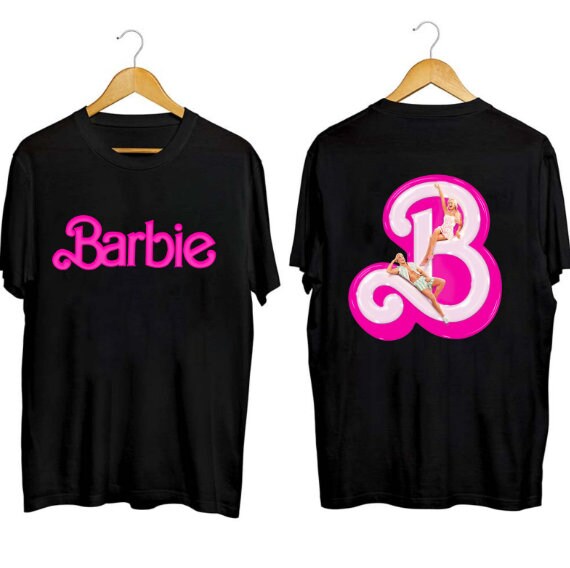 Barbie Movie Poster Shirt, Barbie Fan Shirt, Ryan Gosling and Margot Robbie Fan Shirt
