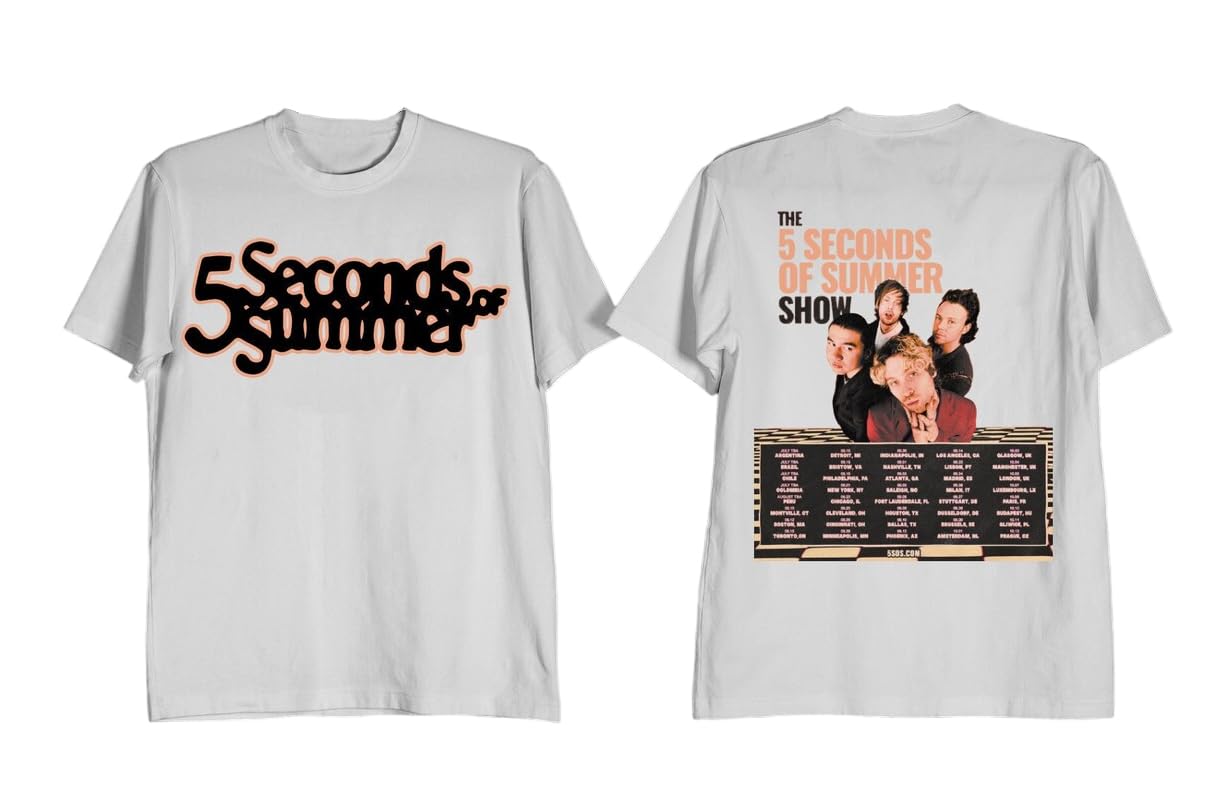 5 Seconds Of Summer World Tour 2023 Shirt, The 5SOS Show