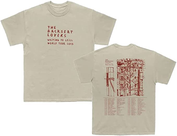 The Backseat Lovers World Tour 2023 Dates Shirt, Music Tour 2023 Shirt