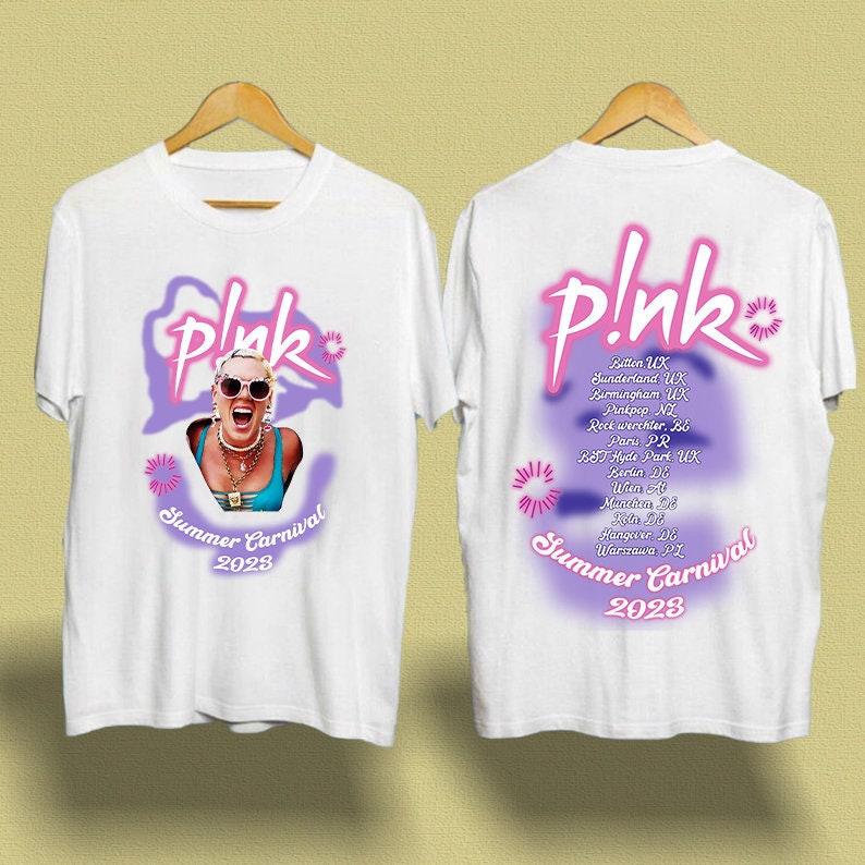 P!nk Summer Carnival Tour 2023 Shirt, PINK Shirt, Trustfall Album Shirt, Music Tour 2023 Shirt