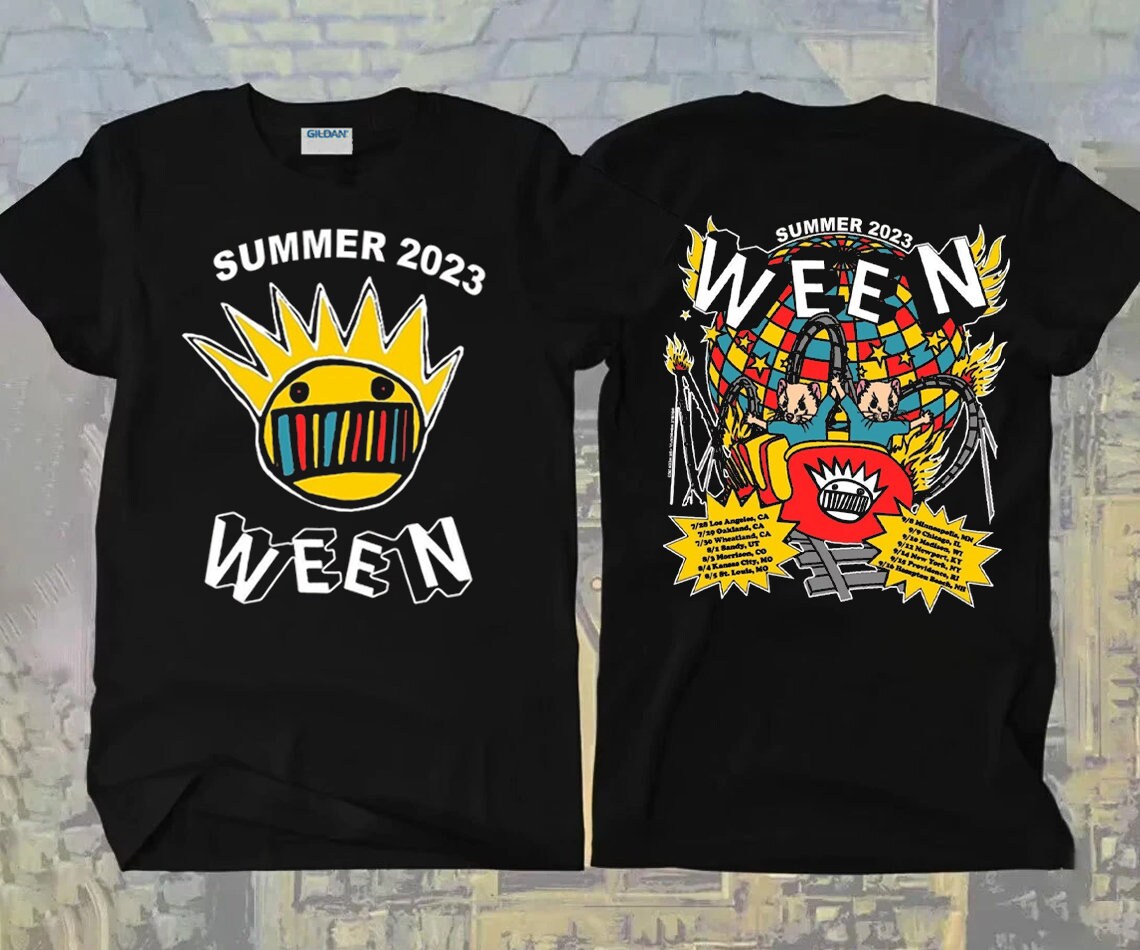 Ween Rock Band Summer Music Tour 2023 T Shirt