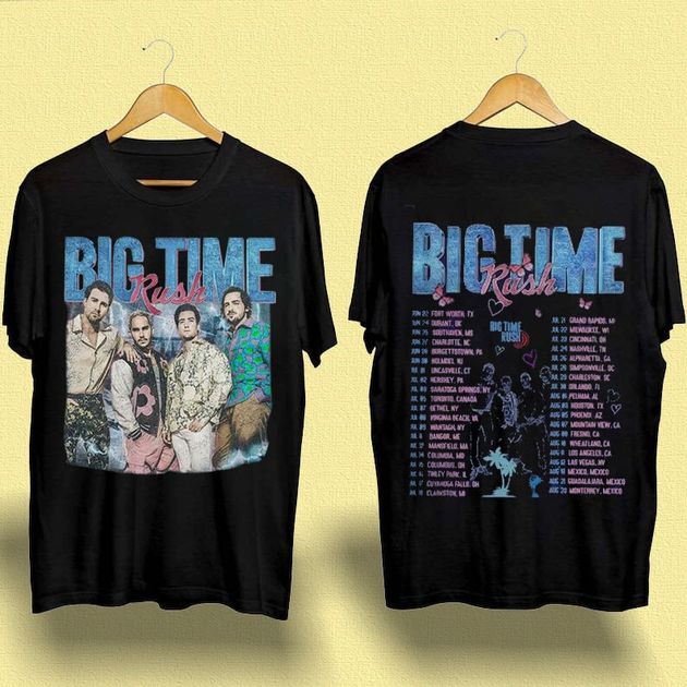 2 Sides Big Time Rush Band Cant Get Enough Tour Shirt, Big Time Rush Tour 2023 Shirt