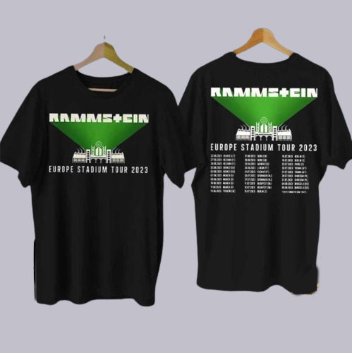 Ramms 2023 Stadium Europe Tour Shirt, 2023 Music Tour Shirt