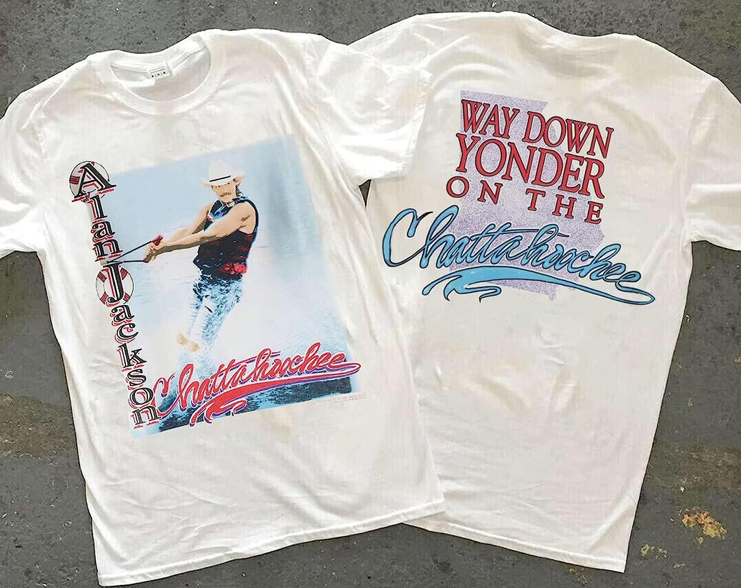 1992 Alan Jackson Way Down Yon.der On The Chattahoochee Shirt