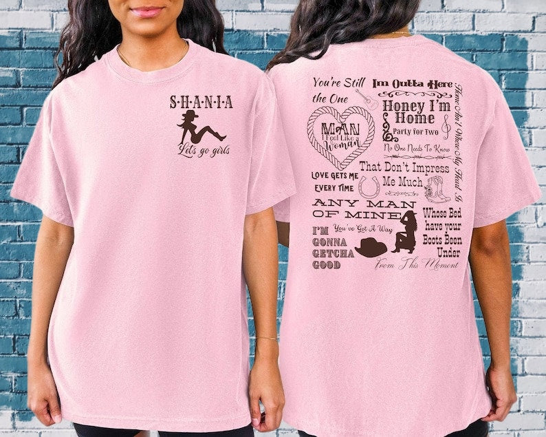 Shania Twain Shirt, Country Music Apparel, God Bless Shirt, Western Style Shirt