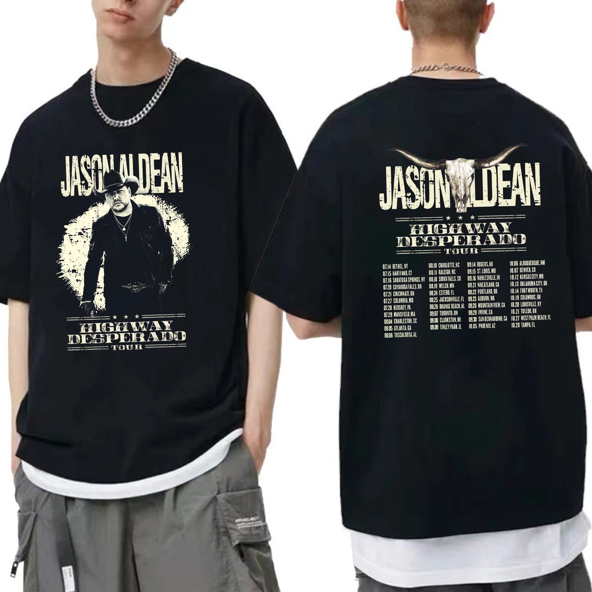 Jason Aldean Highway Desperado Tour 2023 Shirt, Jason Aldean Country Music