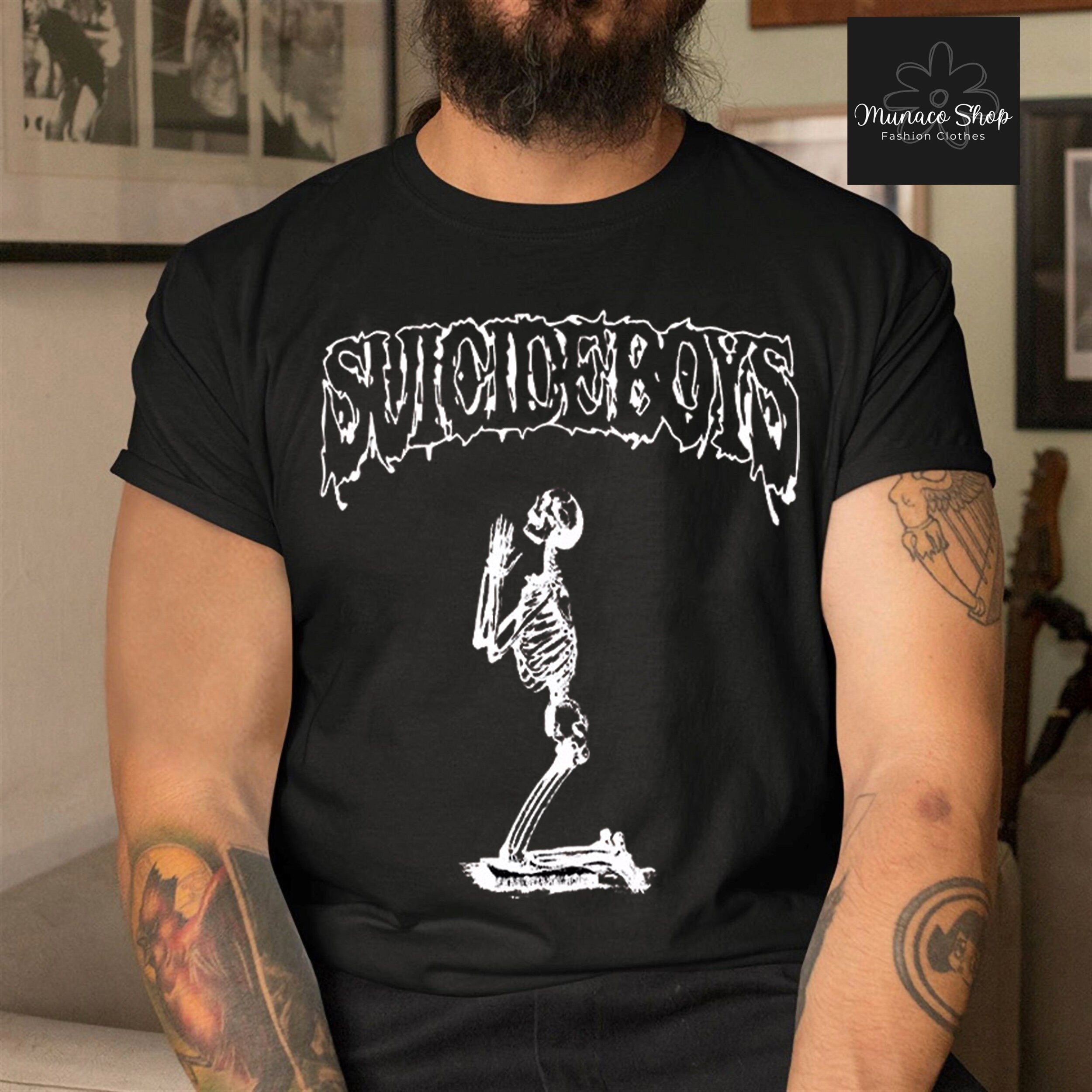 Hip Hop Graphic Tee, Vintage Suicideboys Shirt