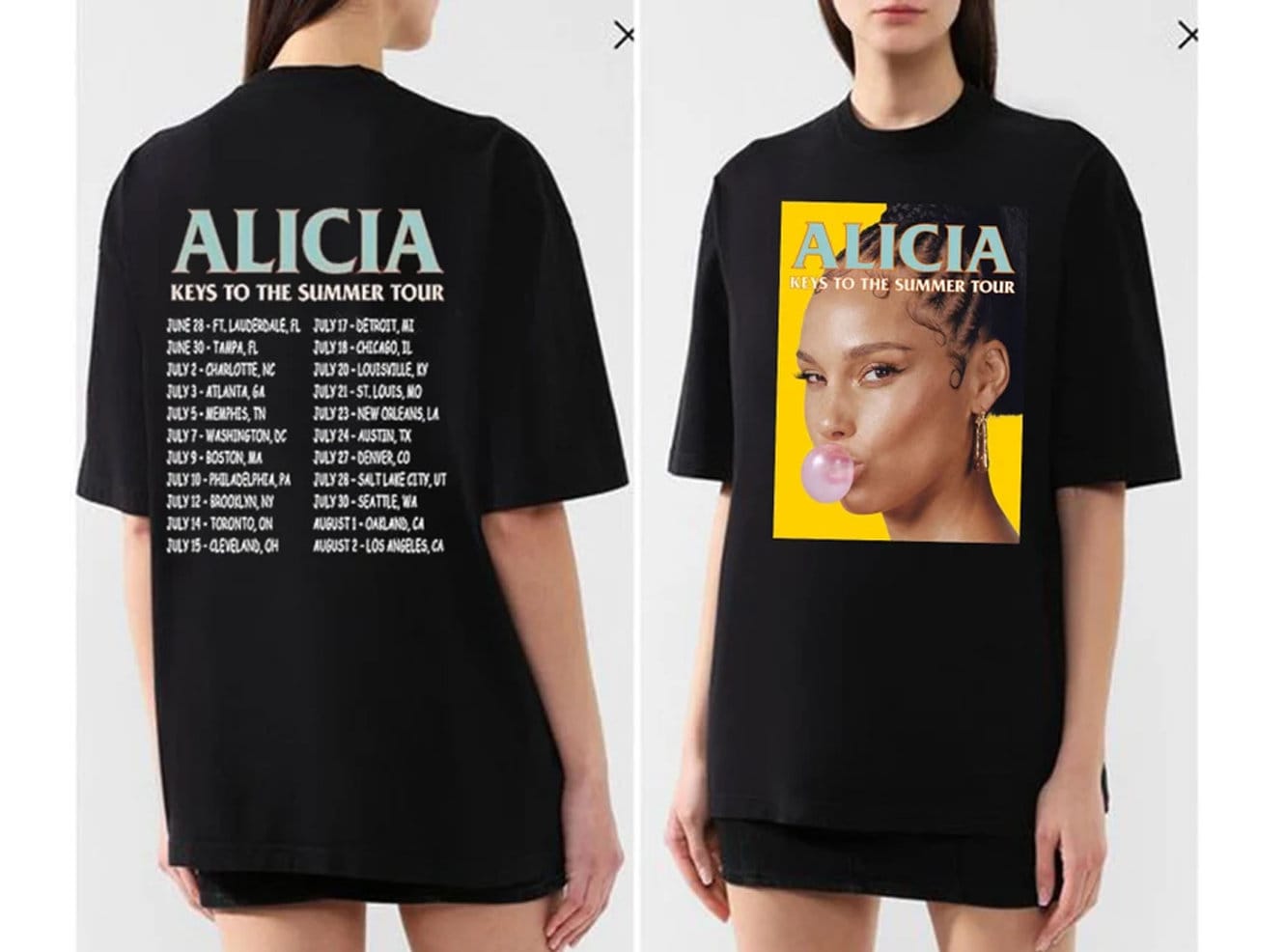 Alicia Keys Music Shirt World Tour 2023 T-Shirt, Alicia Keys Shirt