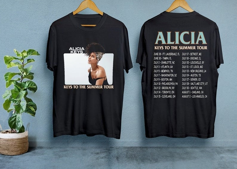 Alicia Keys 2023 So Happy It Hurts Tour T-Shirt, Alicia Keys Tour Merch