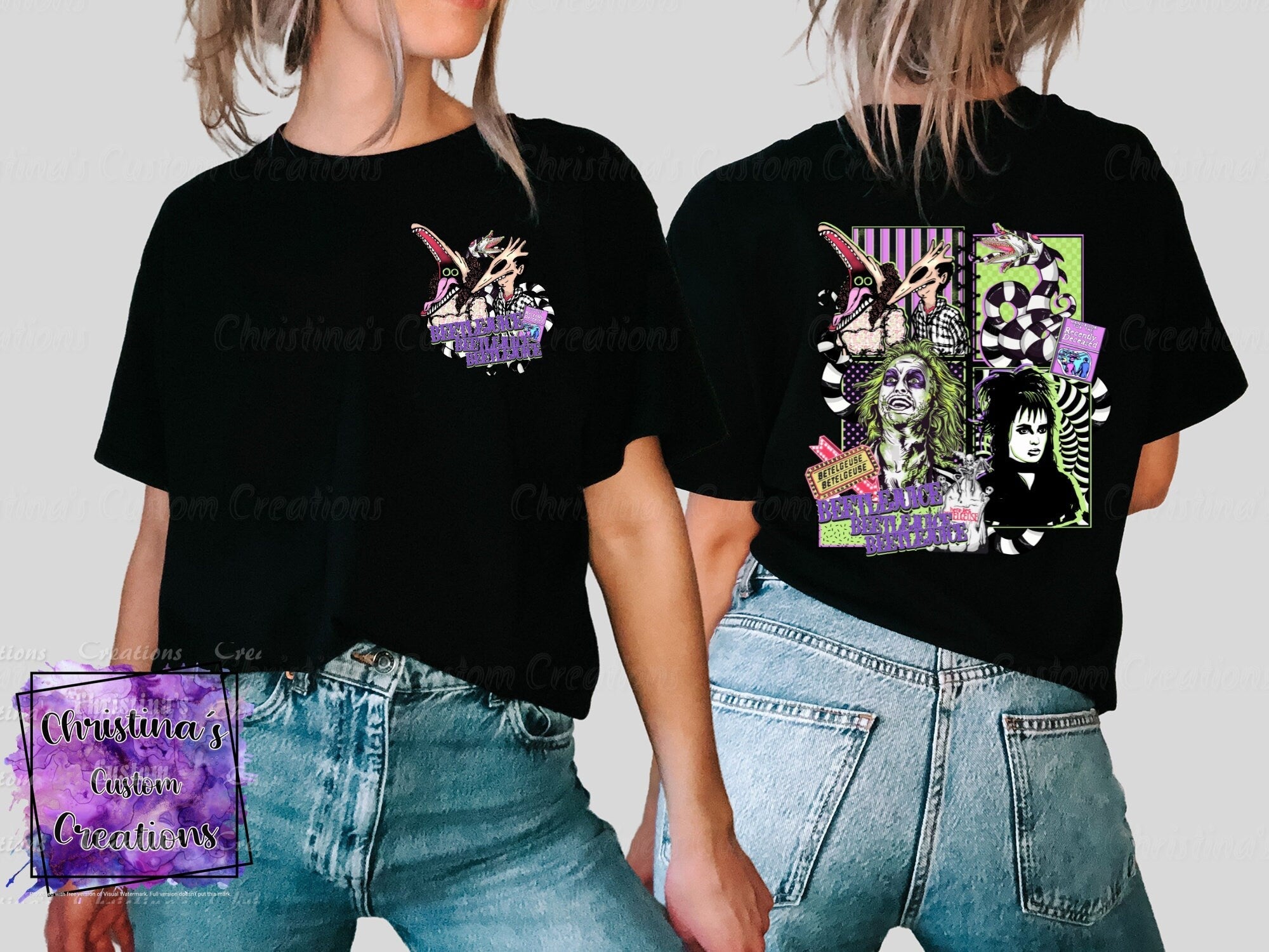 Neon Halloween Movie Shirt | Adam and Barb Shirt