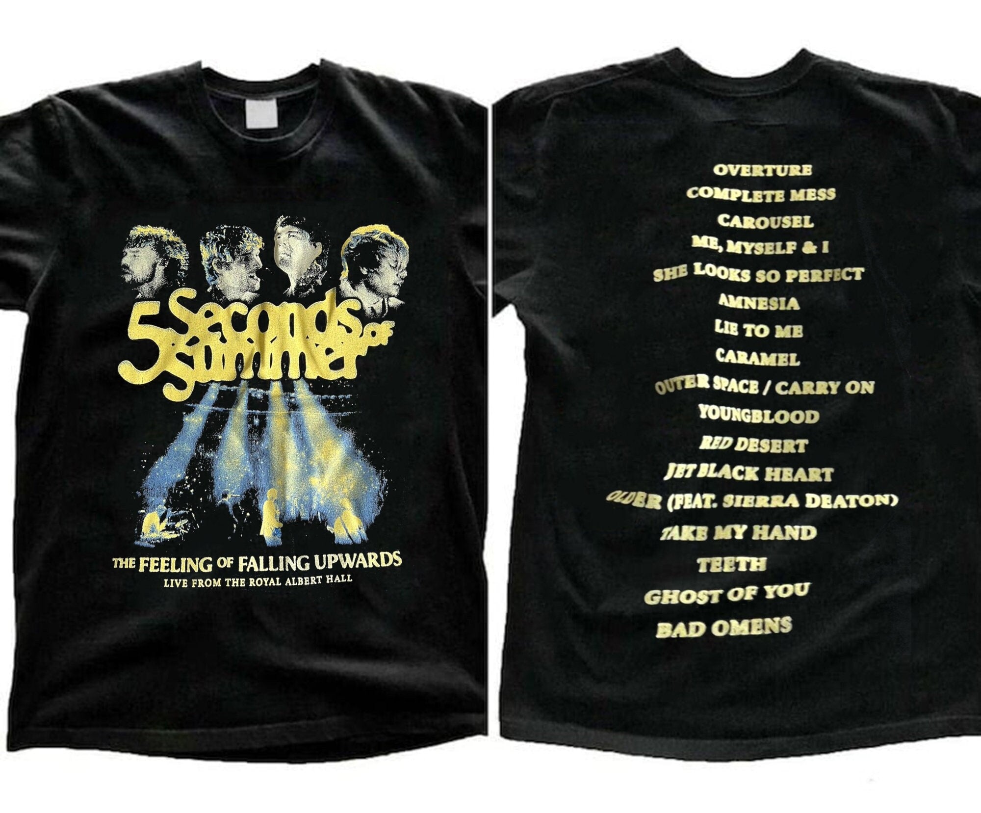 5 Seconds Of Summer Songs Shirt, Y2K Merch Vintage The Show 2023