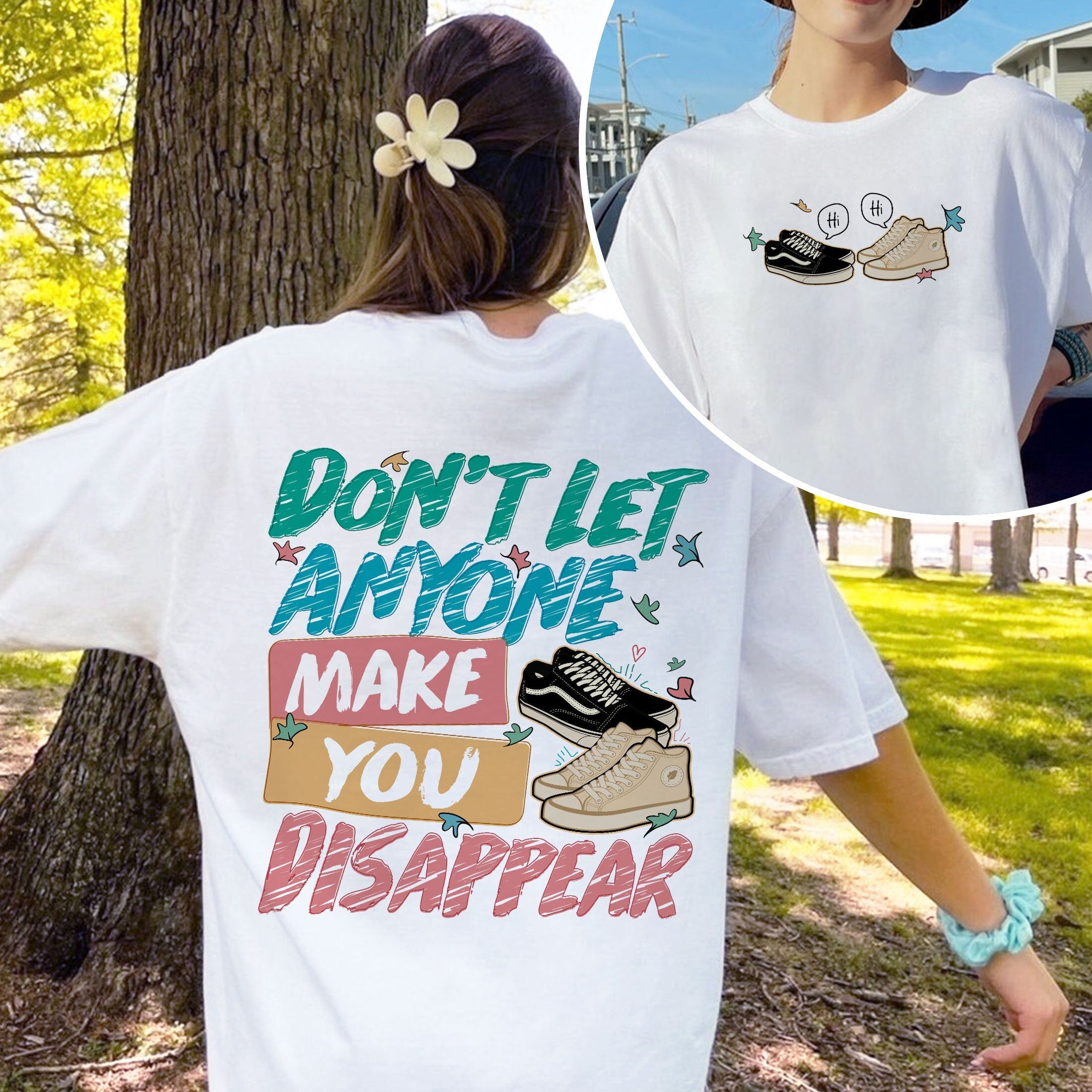 Dont Let Anyone Make You Disappear Shirt, Trendy LGBT Shirt, Leaves Shirt Season 2 Movie Sweatshirt