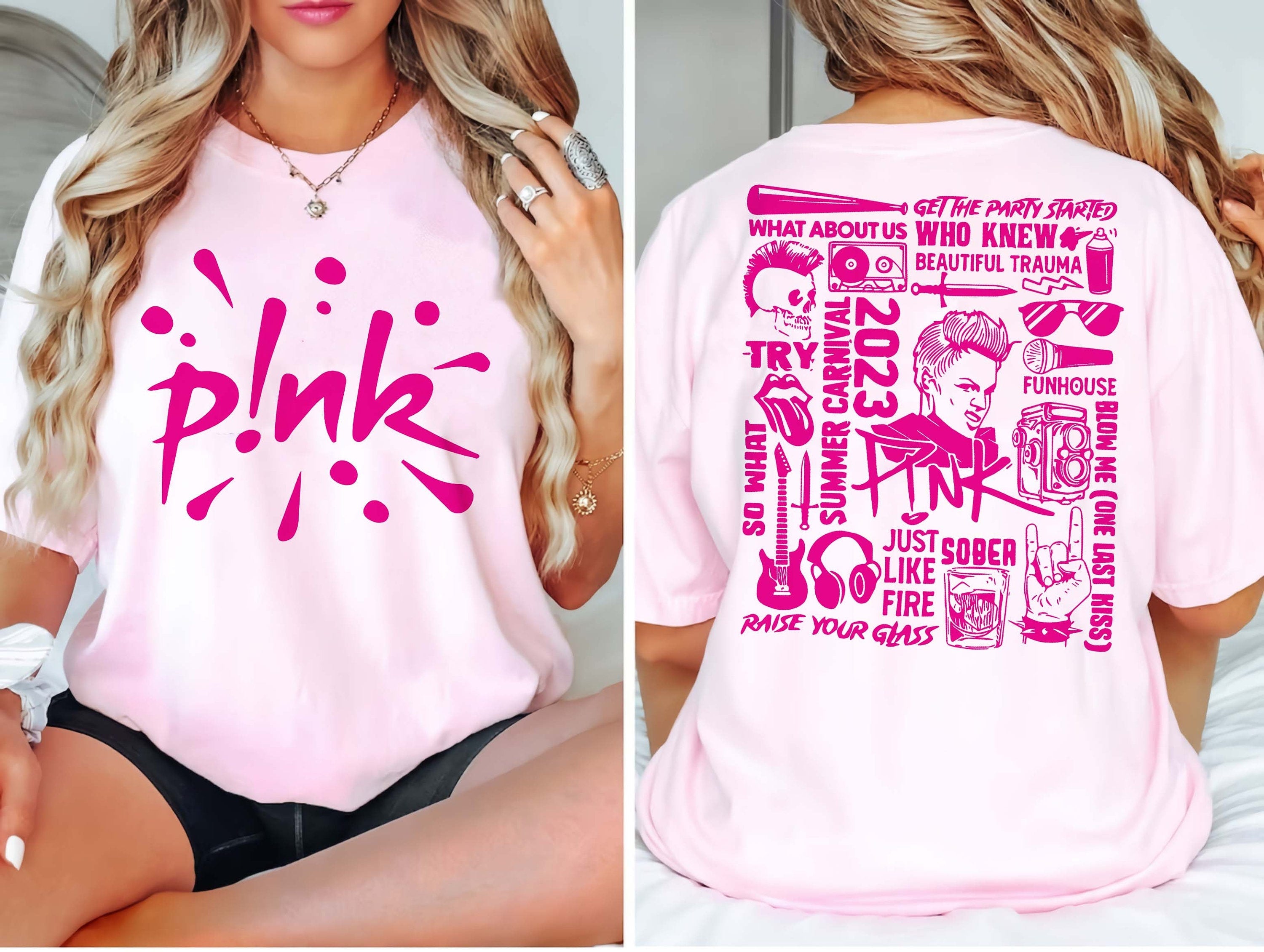 P!nk Summer Carnival 2023 Shirt, Pink Music Shirt