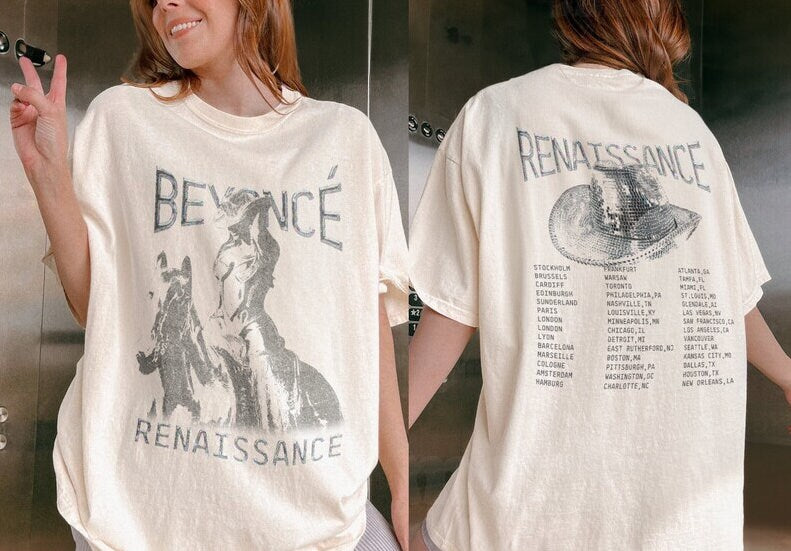 Vintage Beyonce Tour 2023 Shirt, Graphic T Shirt