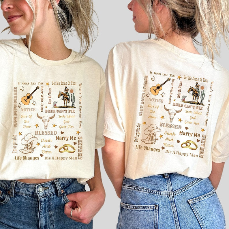 Thomas Rhett Shirt, Country Song Shirt, Country Music Lyrics Shirt